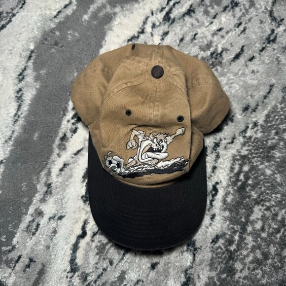 Vintage1998 Looney Tunes Tasmanian Devil Embroidered Baseball Youth Hat - Picture 3 of 8